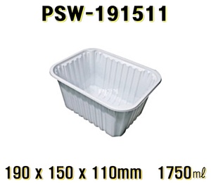 엔터팩 PSW-191511 300개 실링용기 자동포장 사각 갈비탕 설렁탕포장